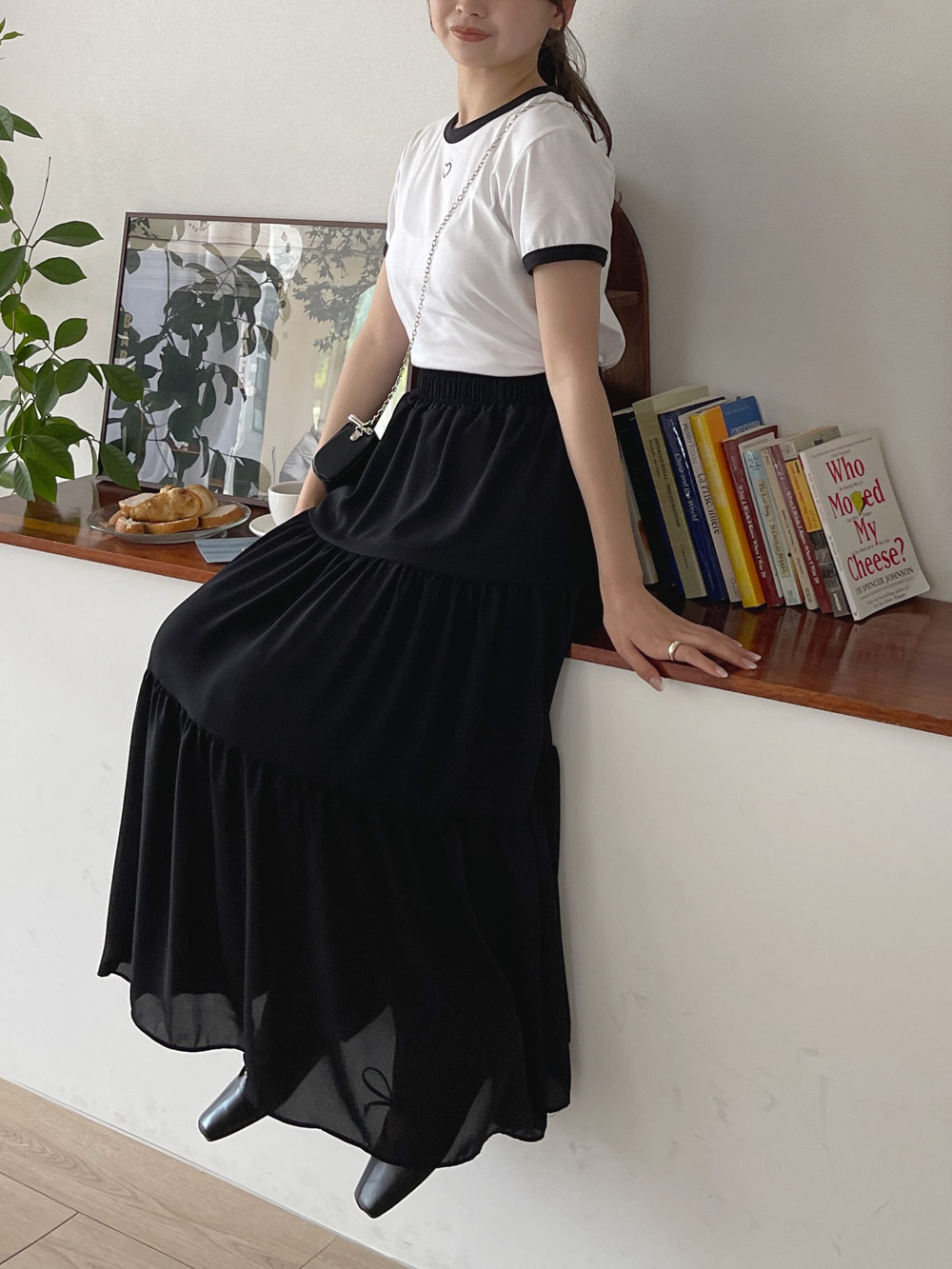 シフォンティアードスカート | レディースファッション通販 - DHOLIC