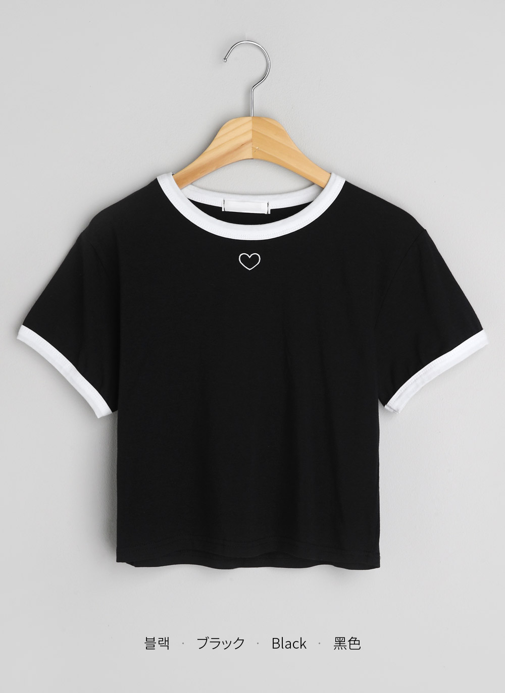 VIP価格!【BOTTEGA】ハートディテールコットンTシャツ VIPセールで入荷！】ボッテガ ヴェネタ 2トーンカラー コットン