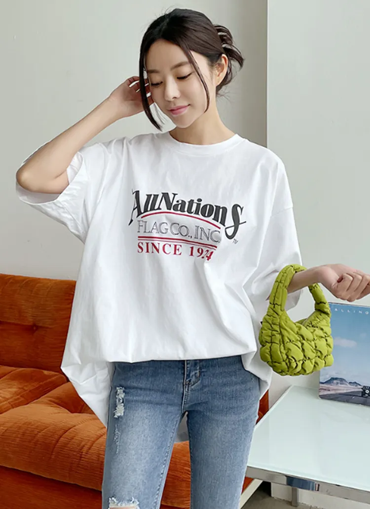 ALLNATIONSボックスTシャツ | gaenso | 詳細画像1