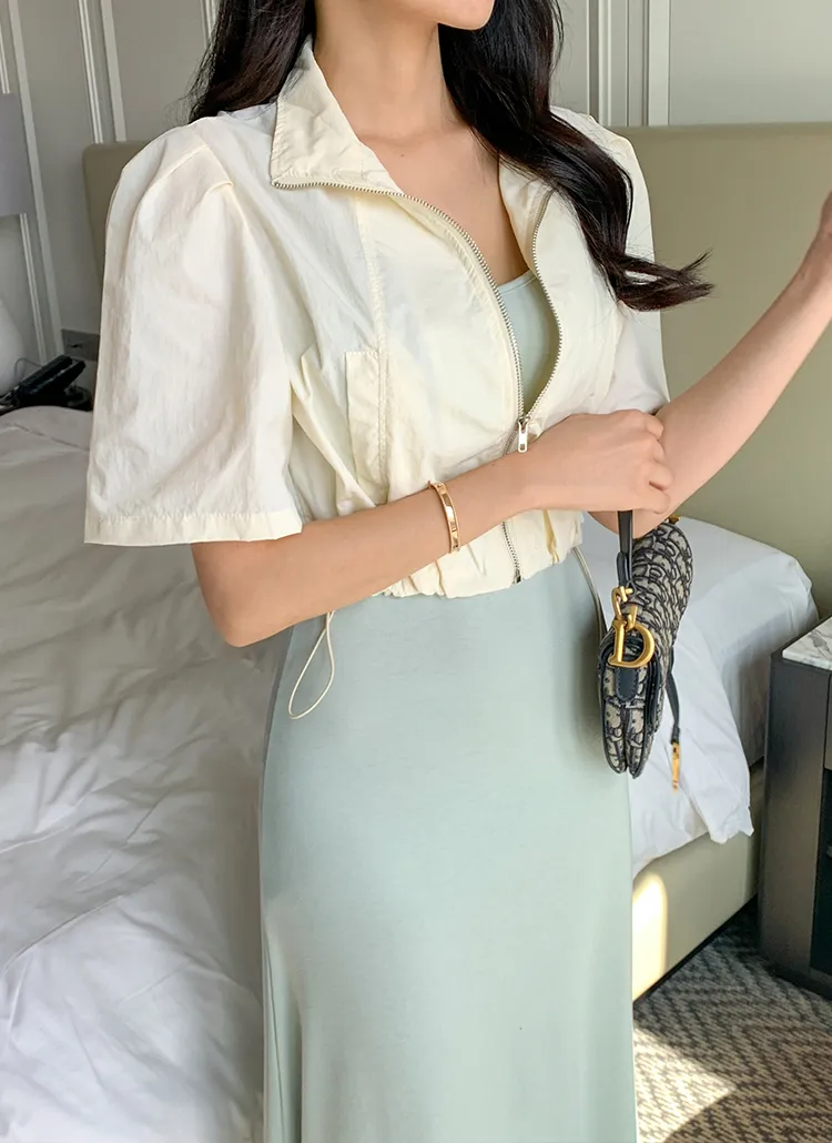パフストリングカラージャンパー | minagram | 詳細画像1