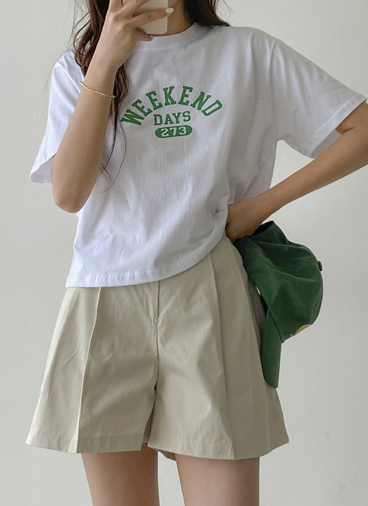 WEEKENDクロップド半袖Tシャツ | レディースファッション通販 - DHOLIC