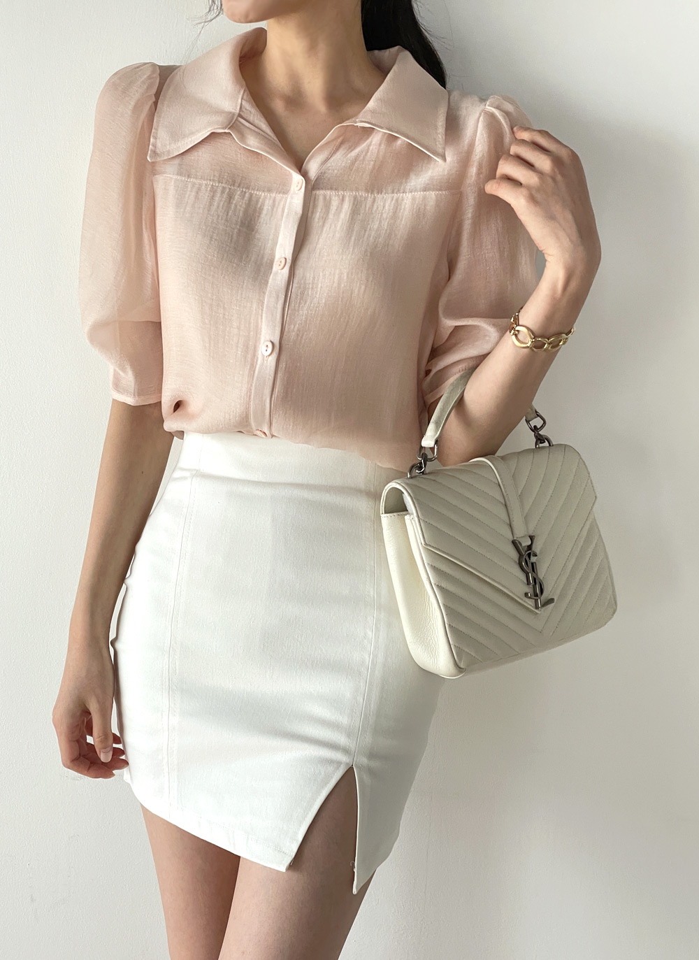 パンツ裏地スリットミニスカート | DHOLIC | 詳細画像10