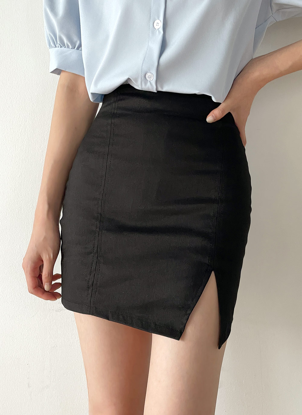 パンツ裏地スリットミニスカート | DHOLIC | 詳細画像16