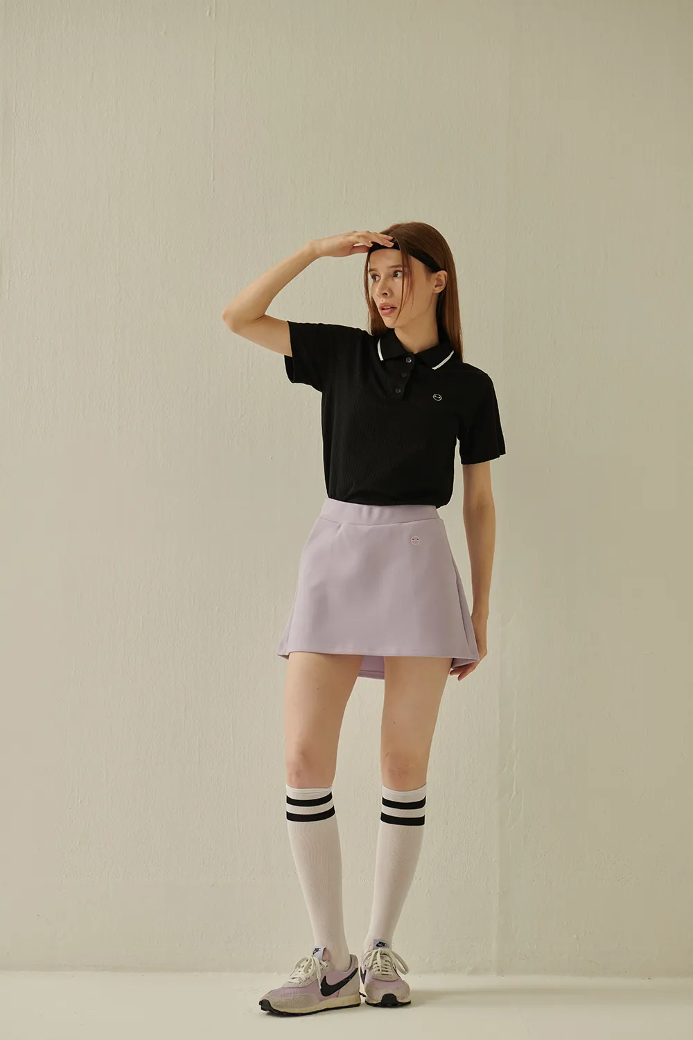 配色ラインカラー半袖Tシャツ | voer | 詳細画像38
