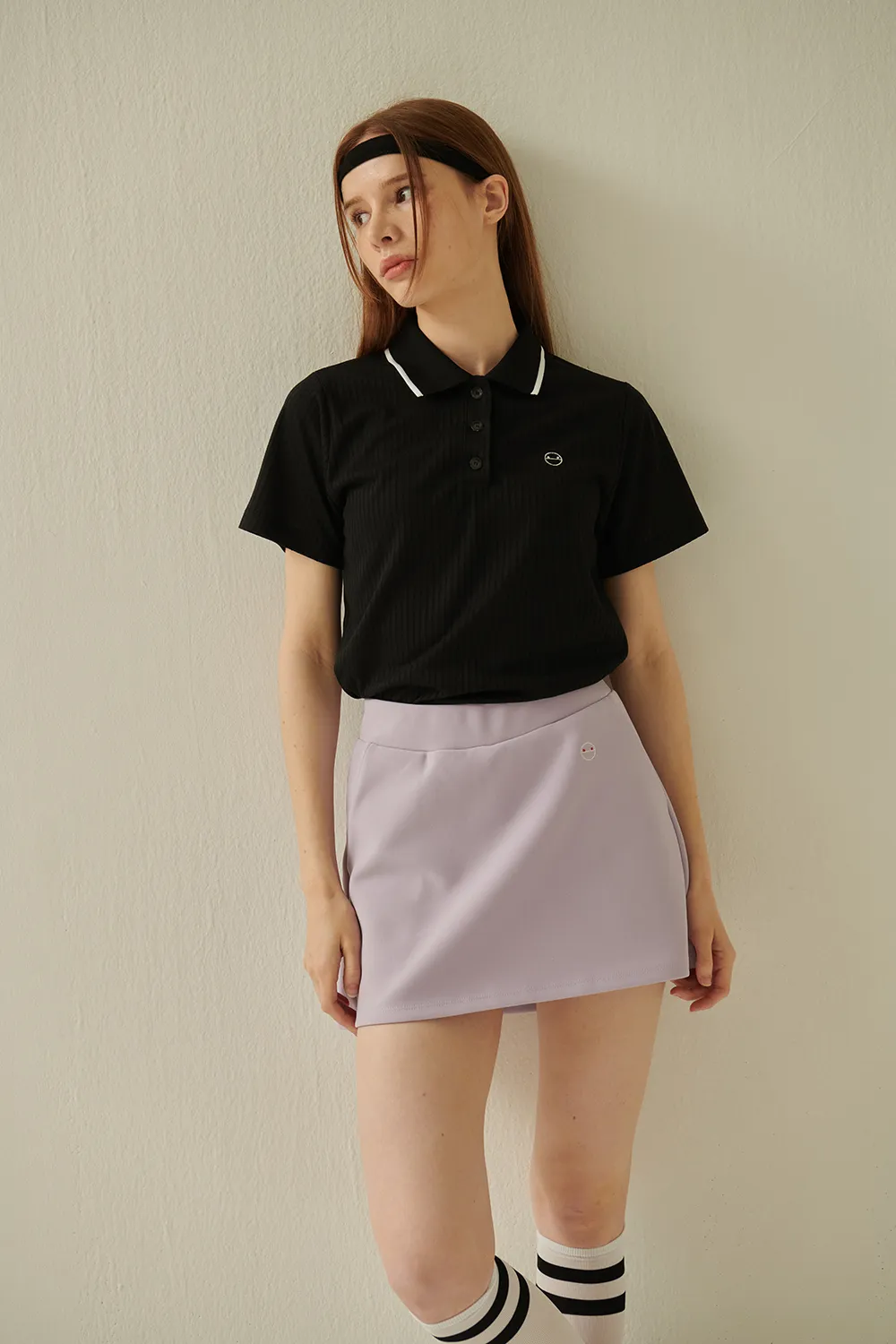 配色ラインカラー半袖Tシャツ | voer | 詳細画像45