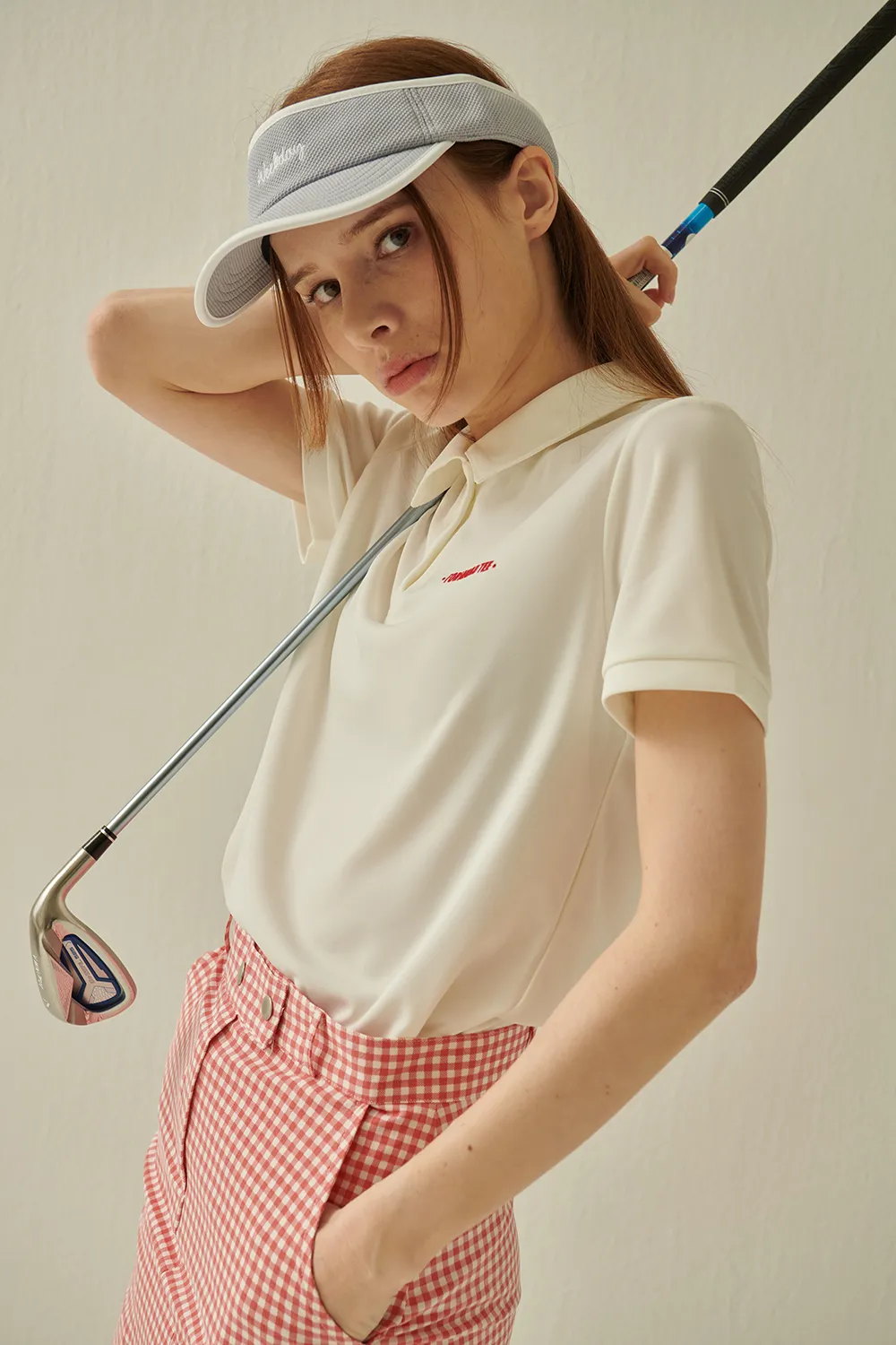 ミニロゴポロカラー半袖Tシャツ | voer | 詳細画像14