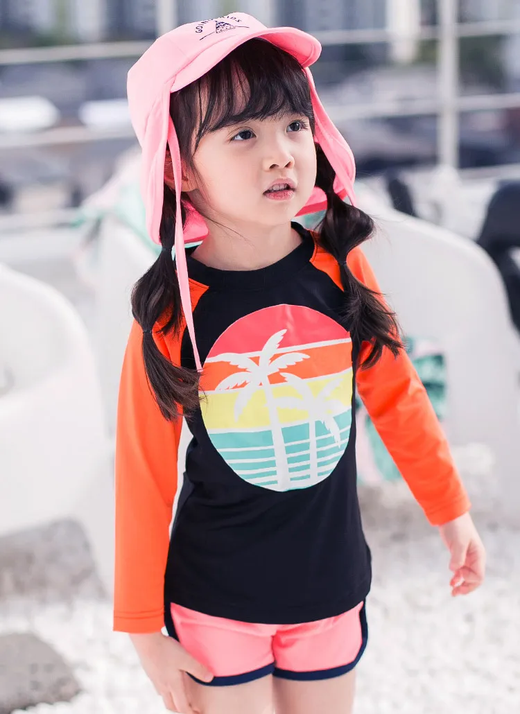パームツリーラッシュガード&ショートパンツSET | 詳細画像1