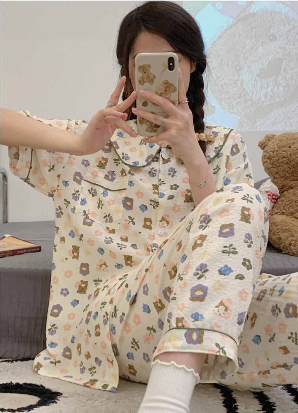 花柄ベアパジャマ3SET(半袖) | レディースファッション通販 - DHOLIC
