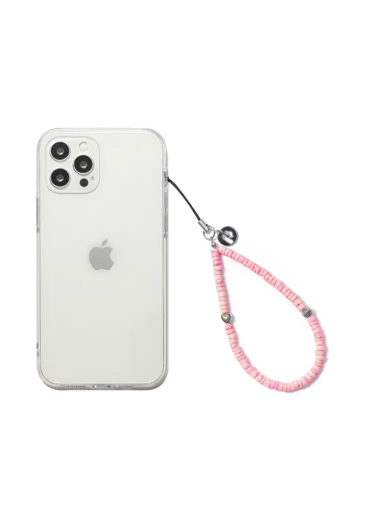 螺鈿ピンクビーズマルチストラップ | 詳細画像1