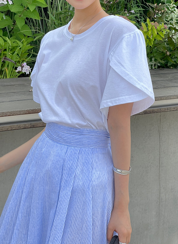 プロポーション  チューリップスリーブTシャツ　新品 チューリップスリーブTシャツ | レディースファッション通販 - DHOLIC