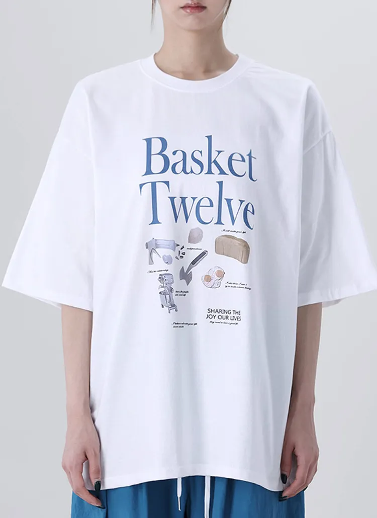 Basket半袖Tシャツ | overand | 詳細画像1