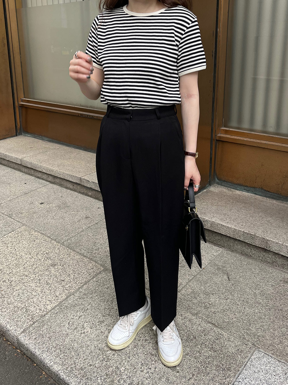 MUSINSA STANDARD LADY'S_ルーズテーパードスラックス_3色 MUSINSA STANDARD LADY'S_ルーズフレアスラックス_3色 (MUSINSA