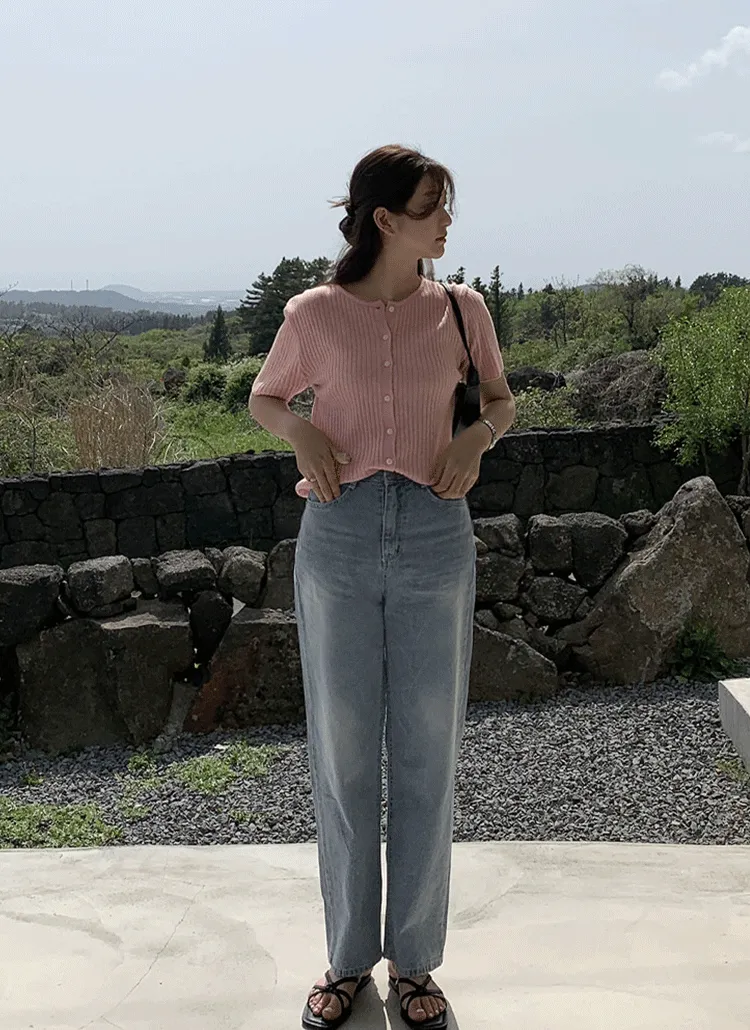 ウォッシュストレートデニムパンツ | レディースファッション通販 - DHOLIC