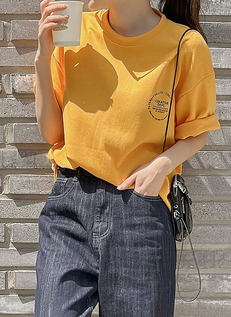 サークルロゴ半袖Tシャツ | レディースファッション通販 - DHOLIC