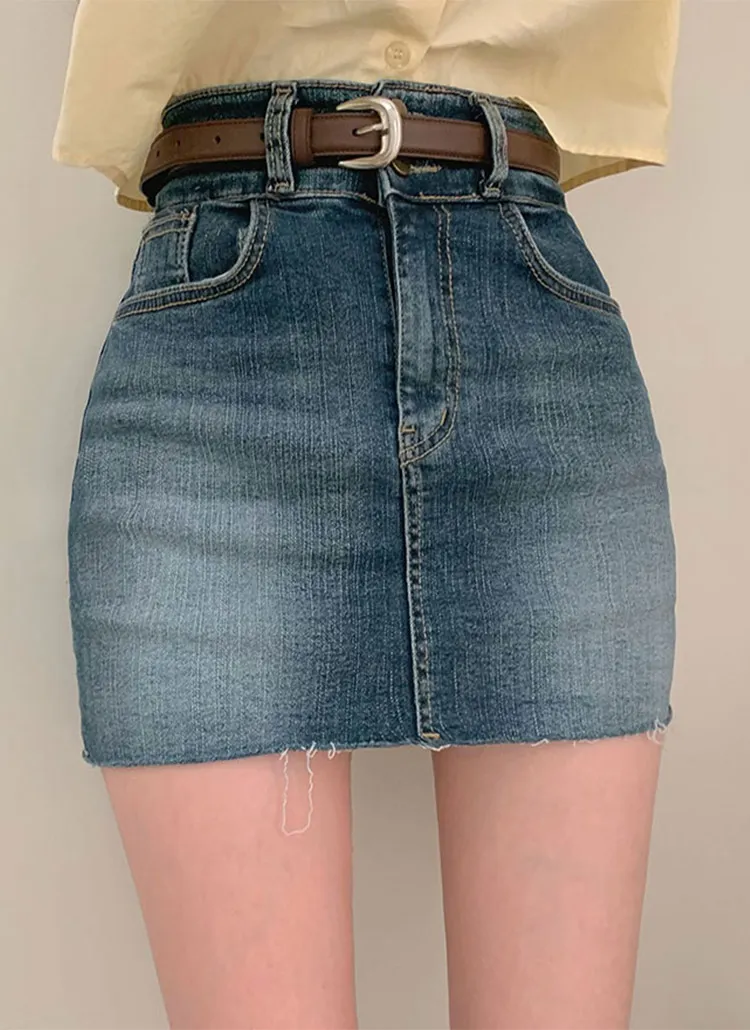 ダブルボタンデニムスカートパンツ | beidelli | 詳細画像1