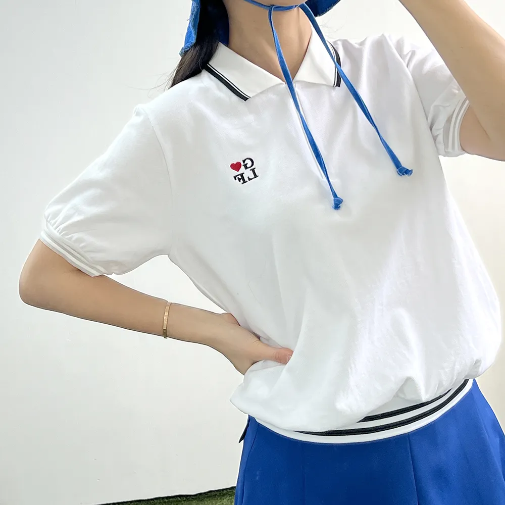 ロゴ配色ハーフジップカラーTシャツ | voer | 詳細画像8