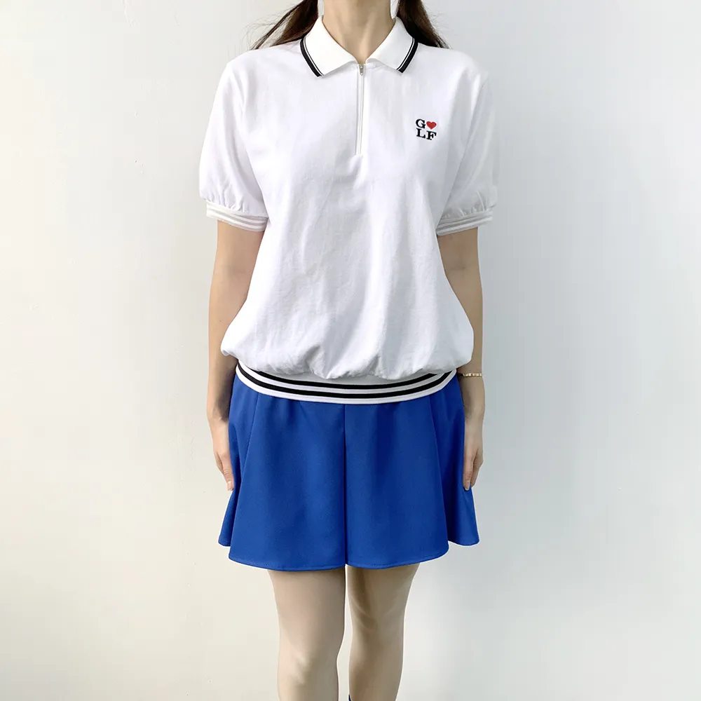 ロゴ配色ハーフジップカラーTシャツ | voer | 詳細画像10