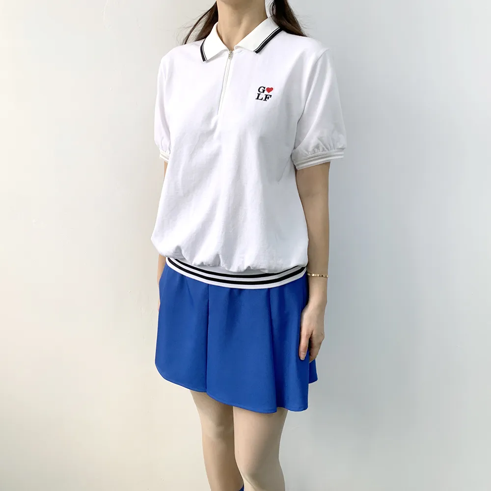ロゴ配色ハーフジップカラーTシャツ | voer | 詳細画像11