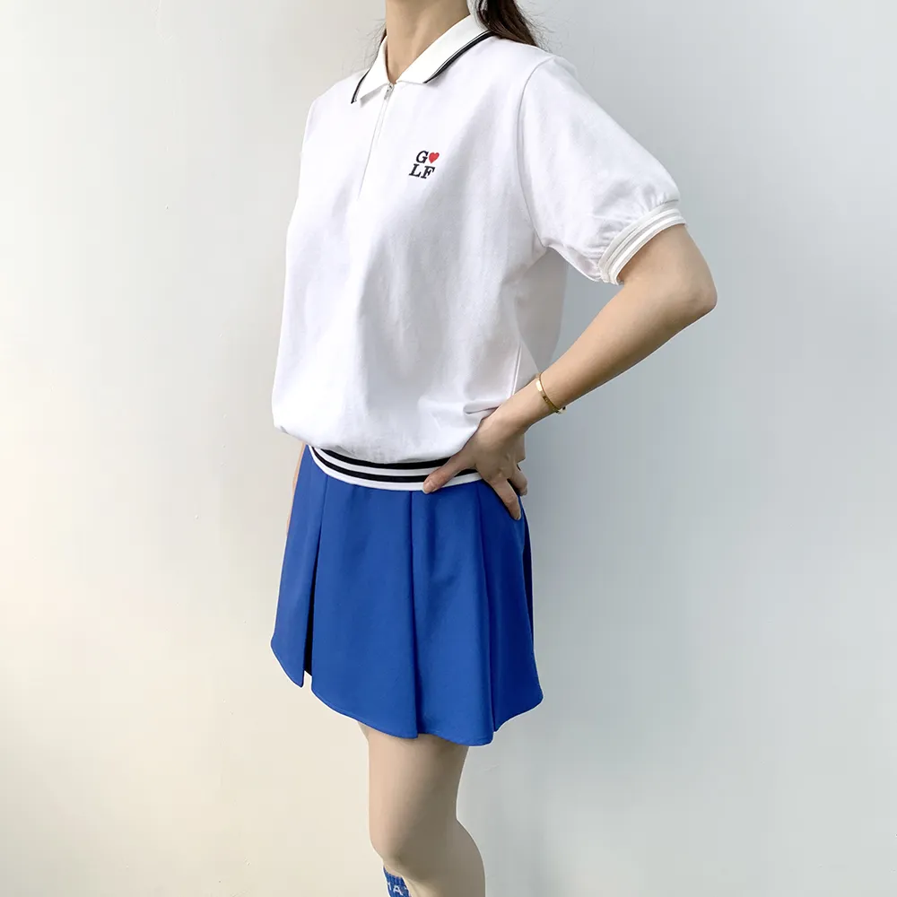 ロゴ配色ハーフジップカラーTシャツ | voer | 詳細画像13