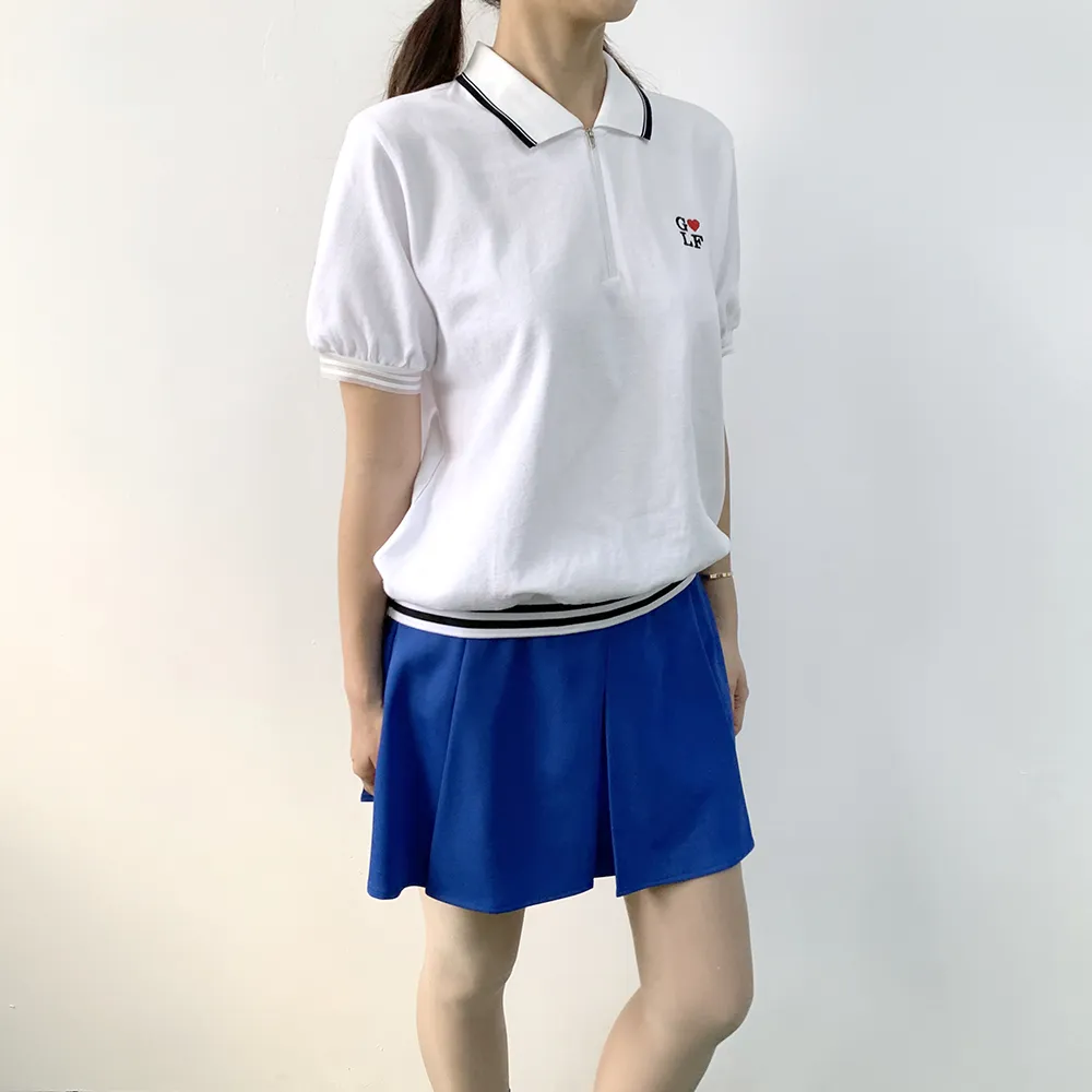 ロゴ配色ハーフジップカラーTシャツ | voer | 詳細画像14