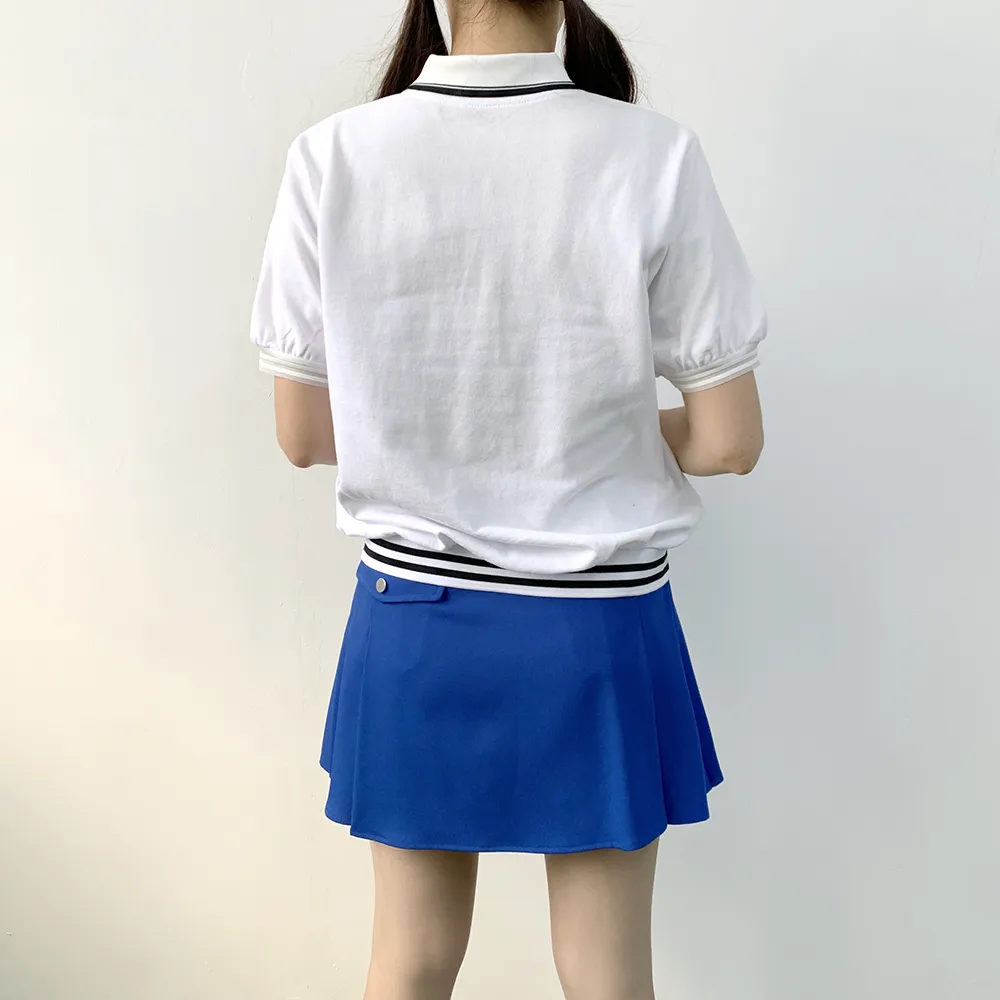 ロゴ配色ハーフジップカラーTシャツ | voer | 詳細画像17