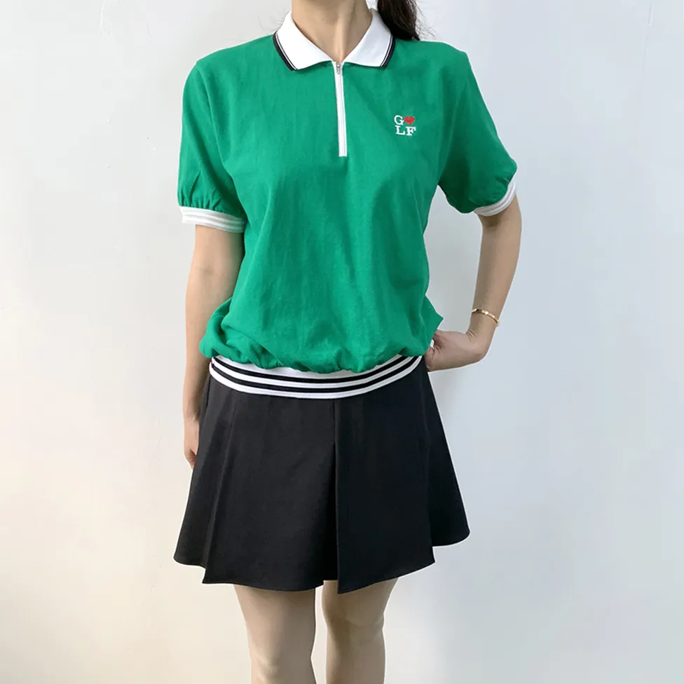 ロゴ配色ハーフジップカラーTシャツ | voer | 詳細画像36