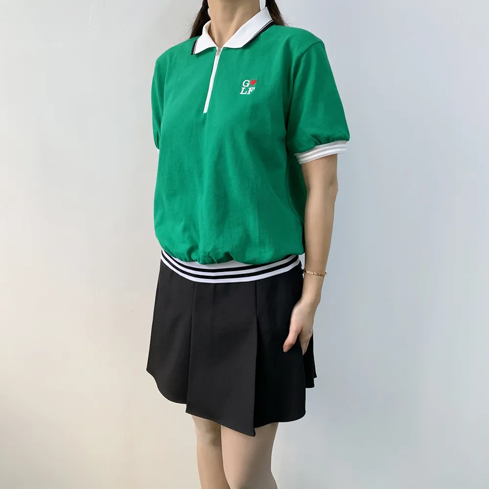 ロゴ配色ハーフジップカラーTシャツ | voer | 詳細画像37