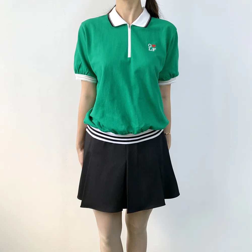 ロゴ配色ハーフジップカラーTシャツ | voer | 詳細画像38