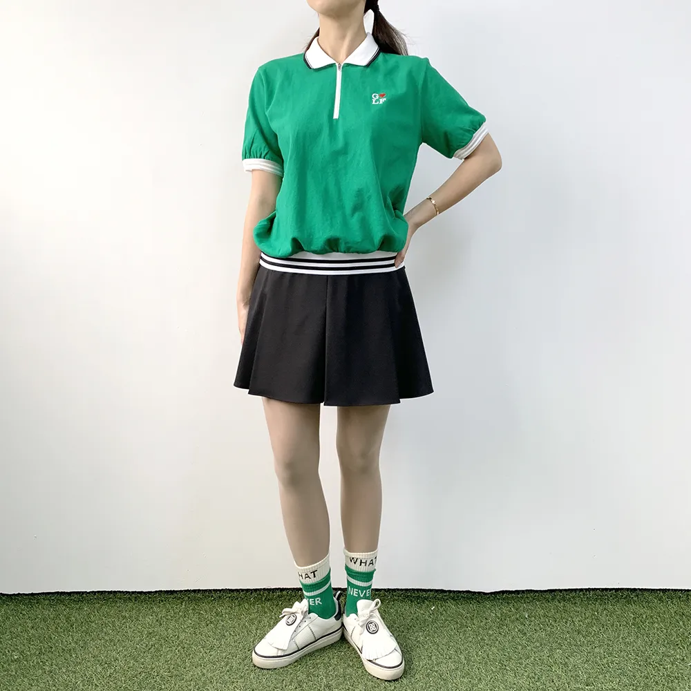ロゴ配色ハーフジップカラーTシャツ | voer | 詳細画像43