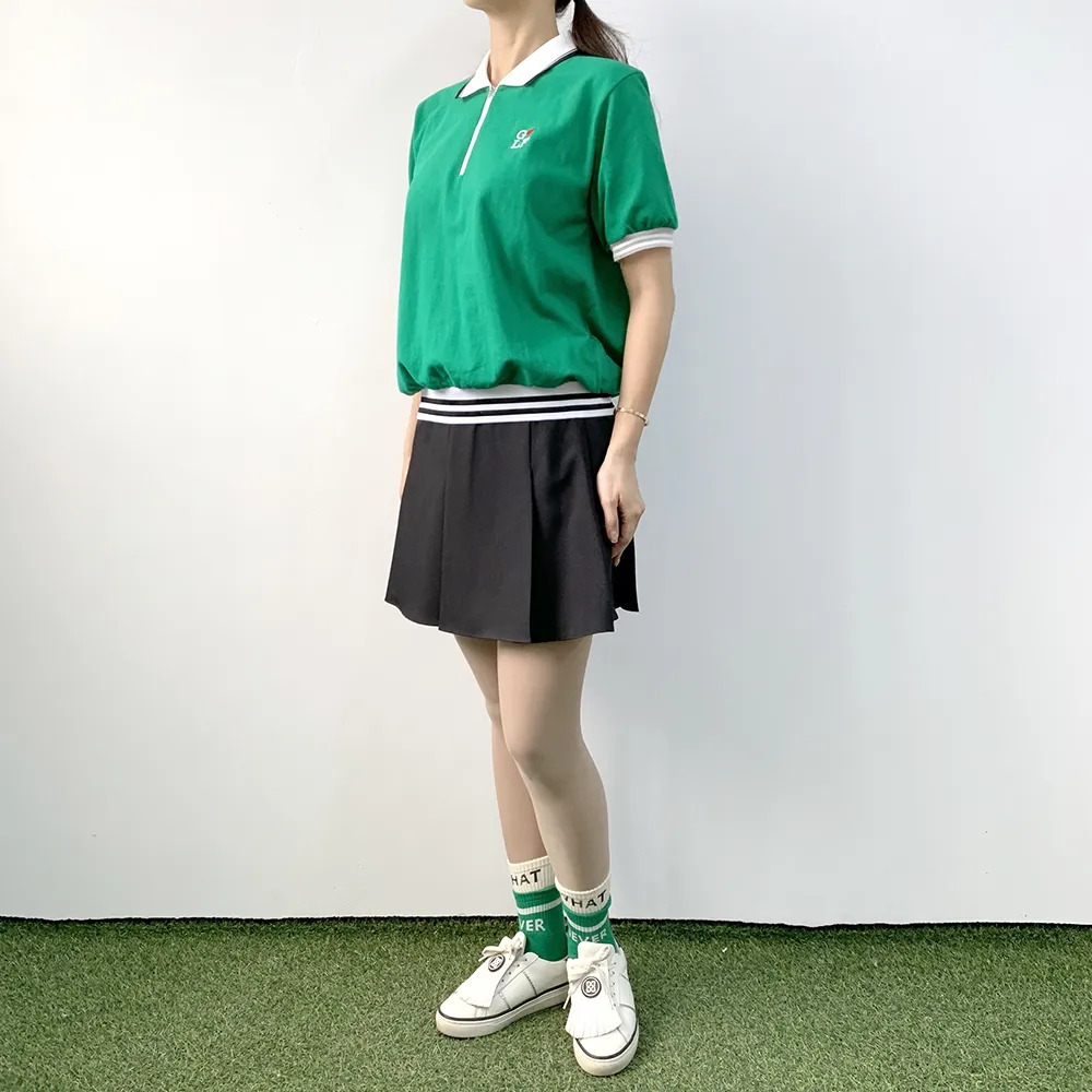 ロゴ配色ハーフジップカラーTシャツ | voer | 詳細画像44