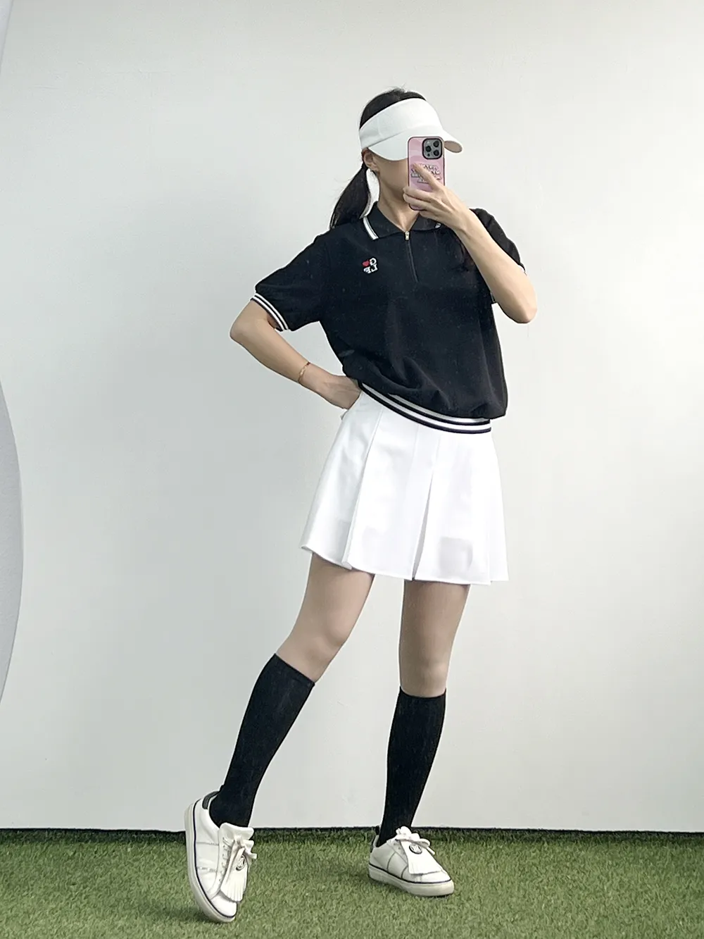 ロゴ配色ハーフジップカラーTシャツ | voer | 詳細画像48