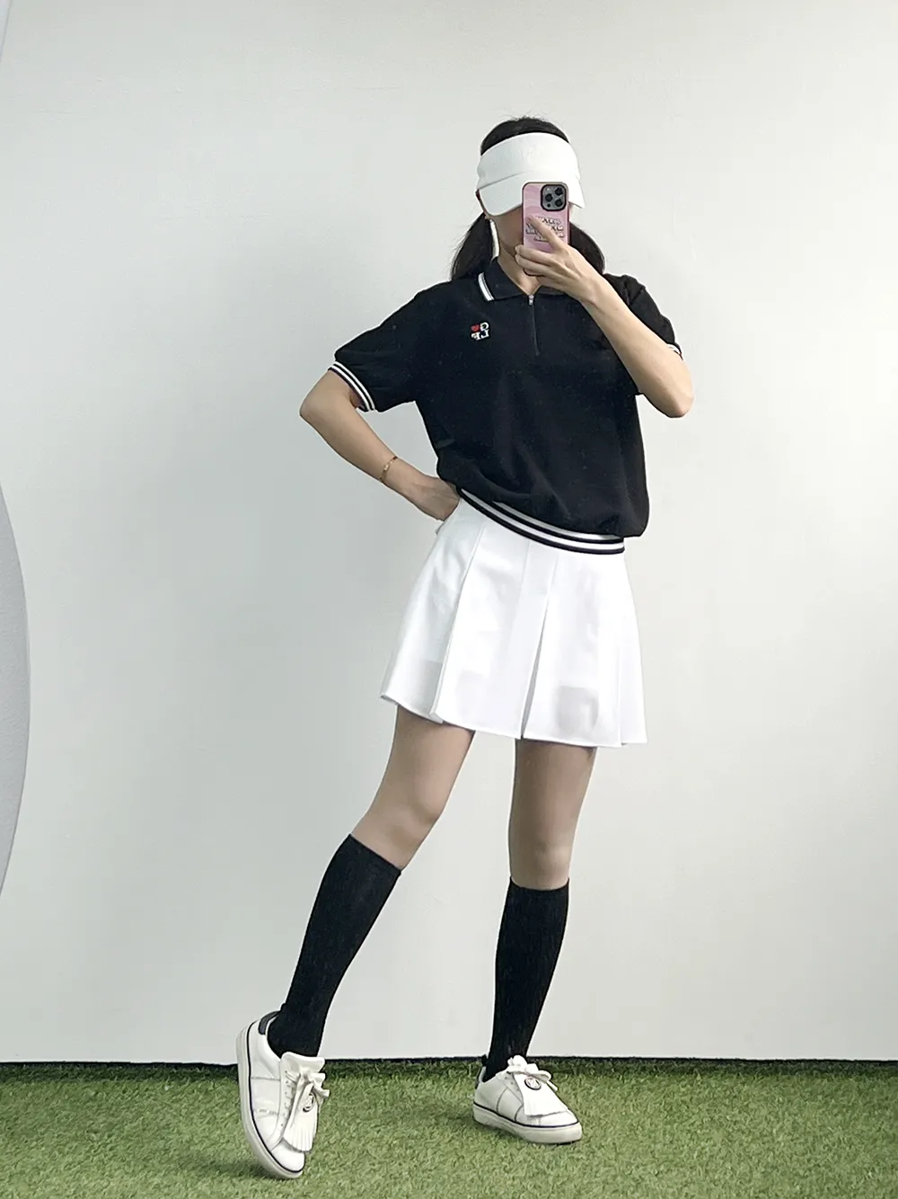 ロゴ配色ハーフジップカラーTシャツ | voer | 詳細画像49