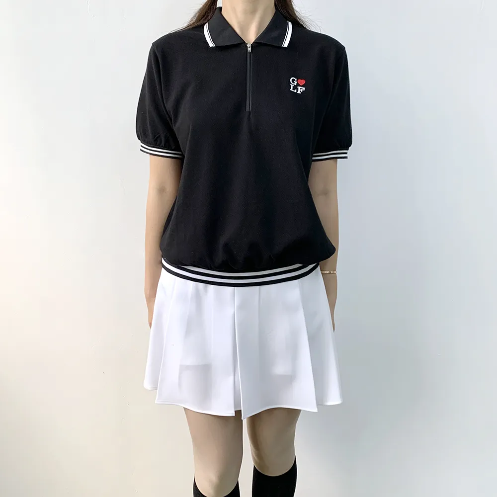 ロゴ配色ハーフジップカラーTシャツ | voer | 詳細画像55