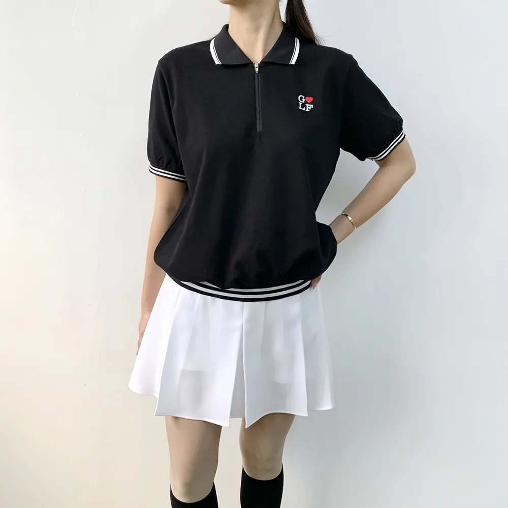 ロゴ配色ハーフジップカラーTシャツ | voer | 詳細画像56