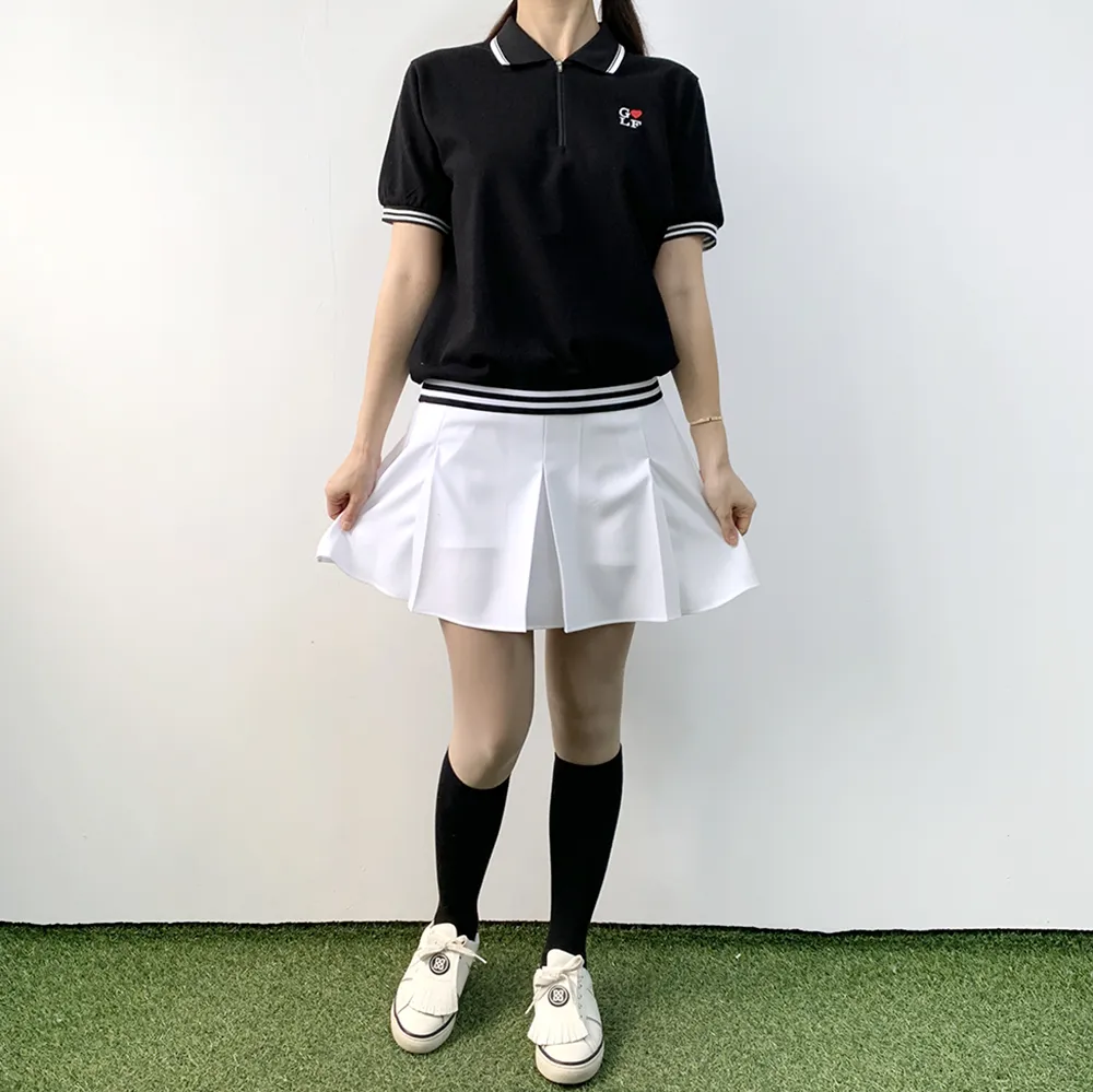 ロゴ配色ハーフジップカラーTシャツ | voer | 詳細画像59