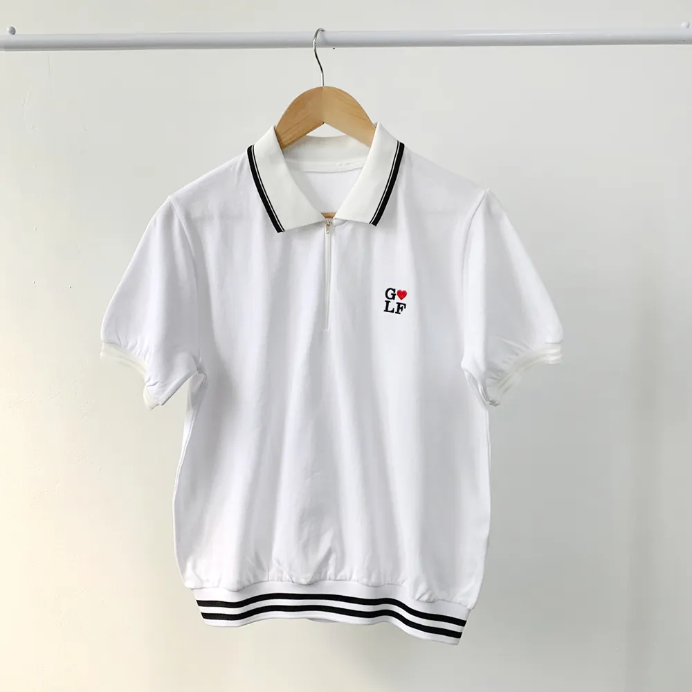 ロゴ配色ハーフジップカラーTシャツ | voer | 詳細画像69