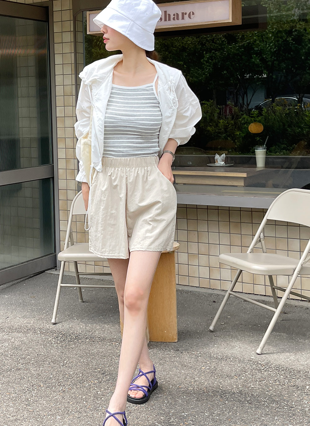 ストレッチナイロンショートパンツ レディースファッション通販 DHOLIC