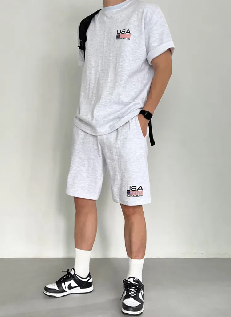 USA半袖Tシャツ&ハーフパンツSET | 詳細画像1