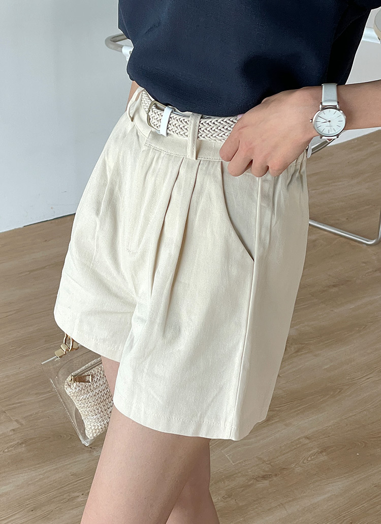 メッシュベルト付ショートパンツ | レディースファッション通販 - DHOLIC