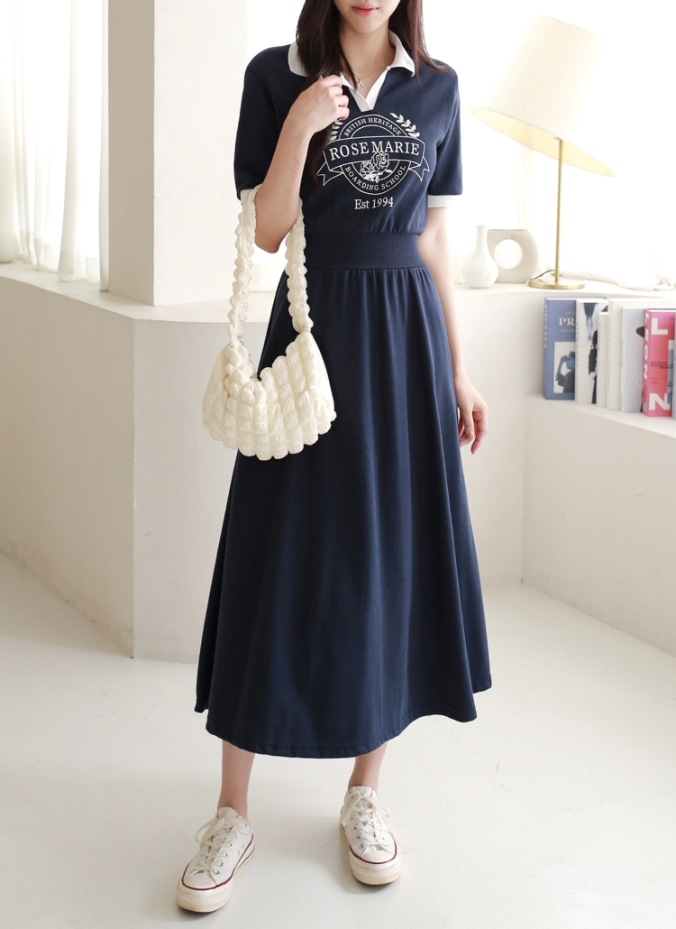 ROSE MARIE配色スウェットワンピースのサムネイル
