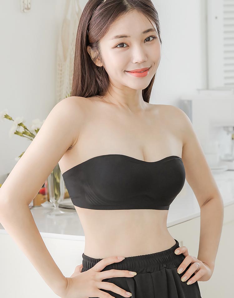楽天市場】チューブトップ ベアトップ カップ付 ストラップ付