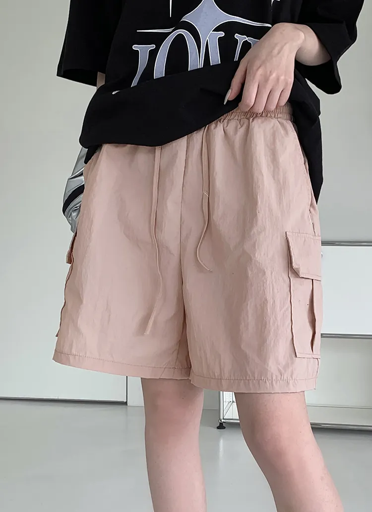 ナイロンカーゴワイドショートパンツ | WONDERWONDER | 詳細画像1