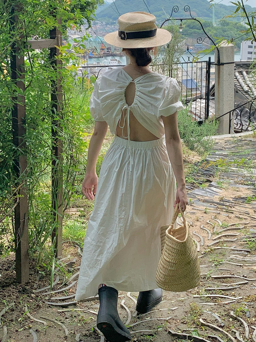 バックオープンワンピース | レディースファッション通販 - DHOLIC