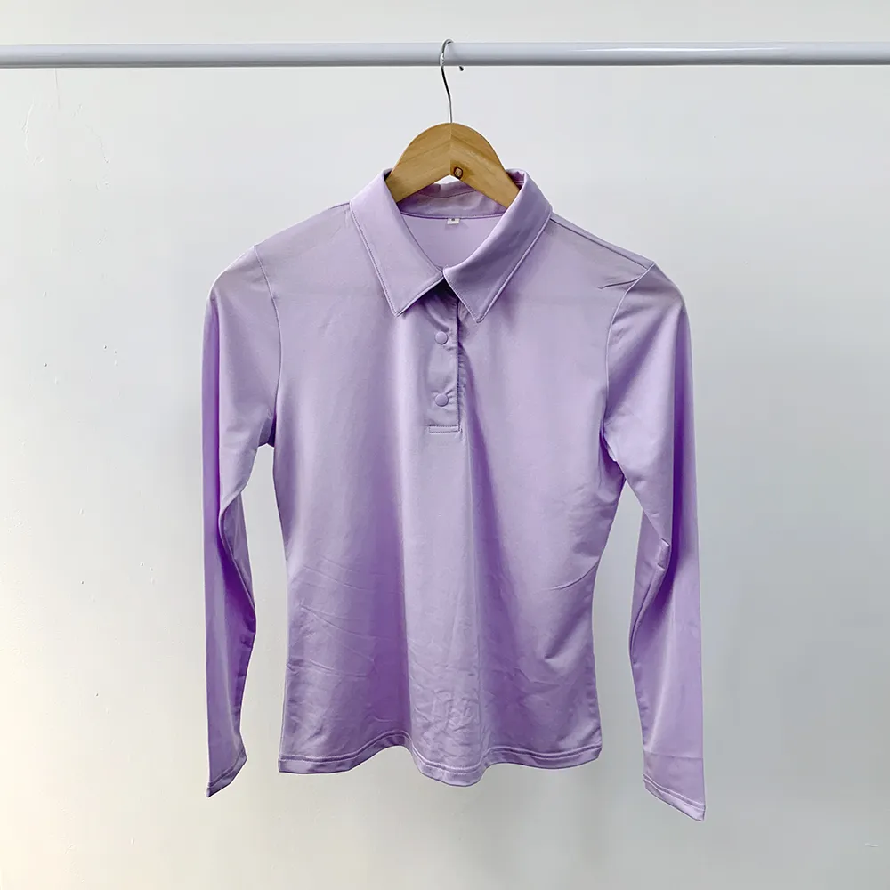 シルキーハーフボタンカラーTシャツ | voer | 詳細画像48