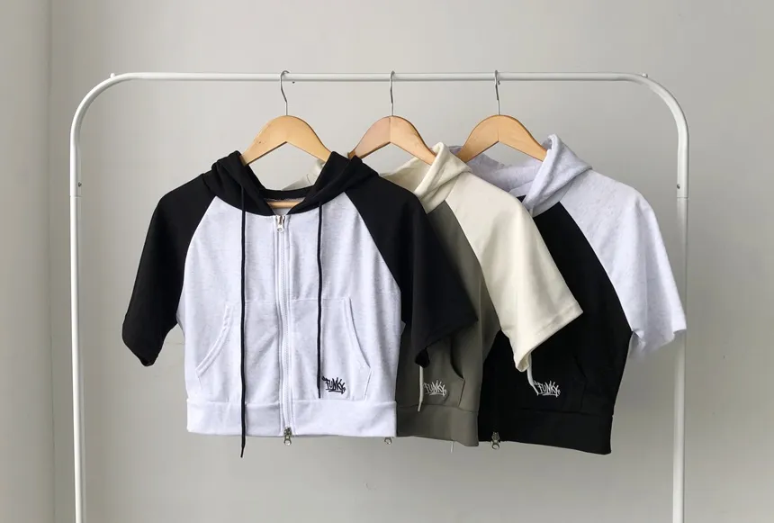 Y2K刺繍ポイント配色パーカー | lilisense | 詳細画像23