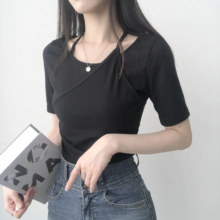ホルターネッククロップTシャツ | lilisense | 詳細画像12
