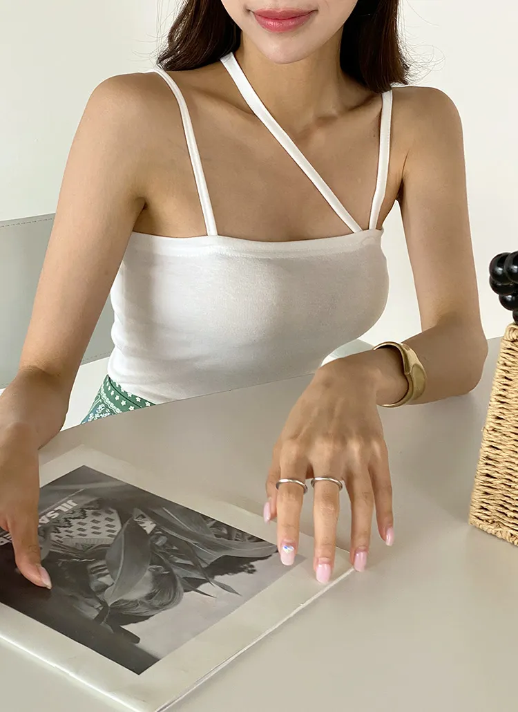 アシメショルダーキャミソール | DHOLIC | 詳細画像1