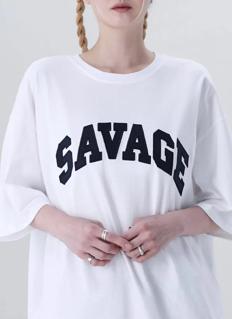 SAVAGE半袖Tシャツ | overand | 詳細画像1