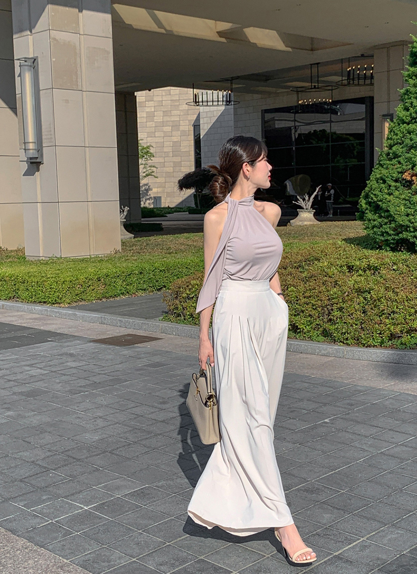 スカーフホルターノースリブラウス | レディースファッション通販 - DHOLIC