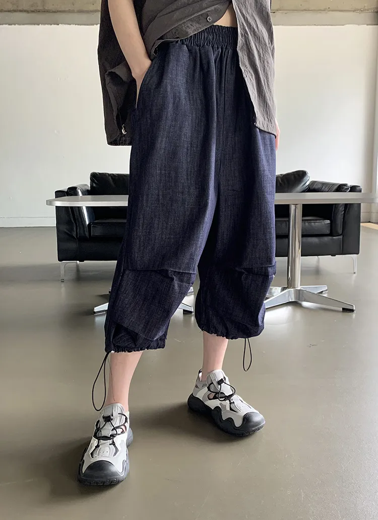 コード入り8分デニムパンツ | WONDERWONDER | 詳細画像1